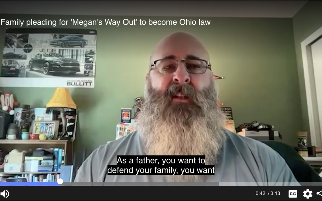 FOX 8 highlights the Keleman family’s continued efforts to have Megan’s Way Out become Ohio law